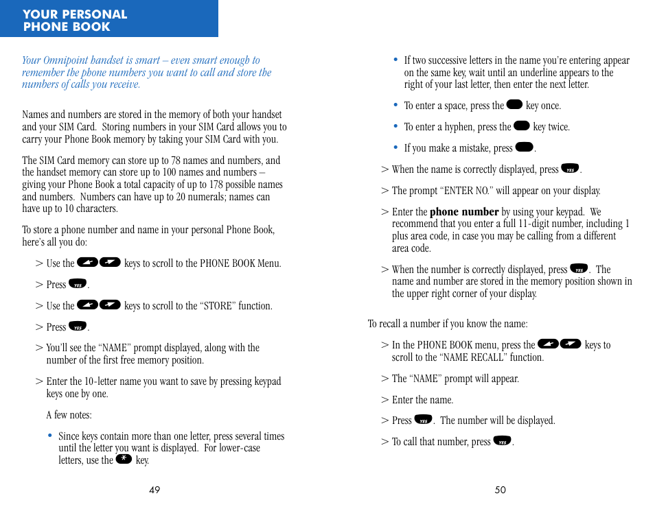Your personal phone book | Ericsson CF388 User Manual | Page 28 / 36
