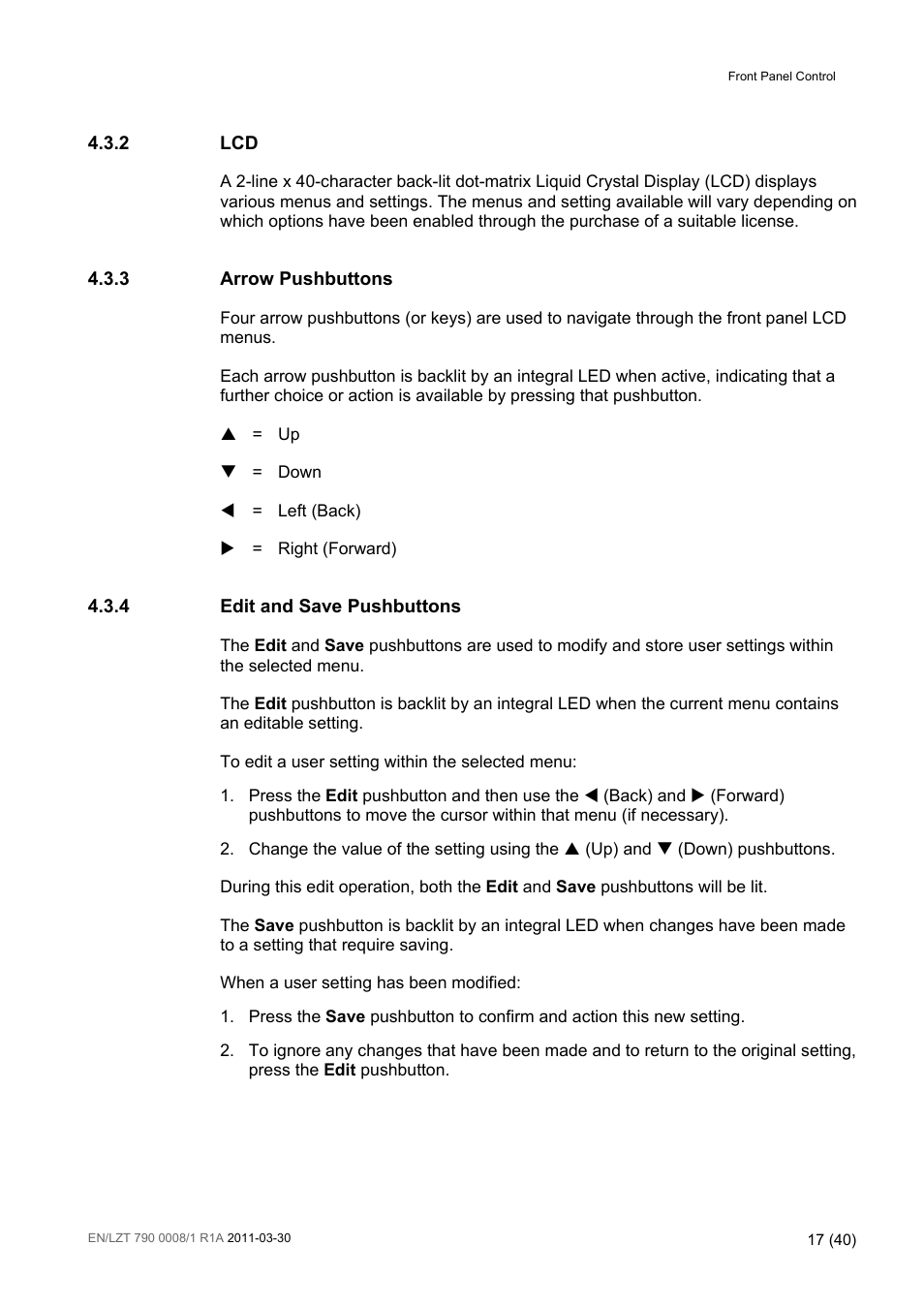 Ericsson Distribution Receivers RX8315 User Manual | Page 17 / 40