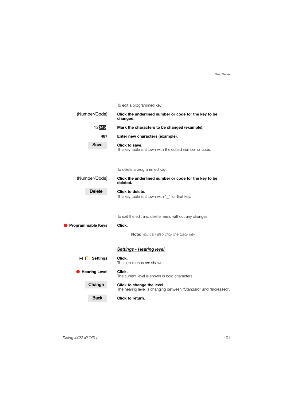 Ericsson DIALOG 4422 User Manual | Page 101 / 116