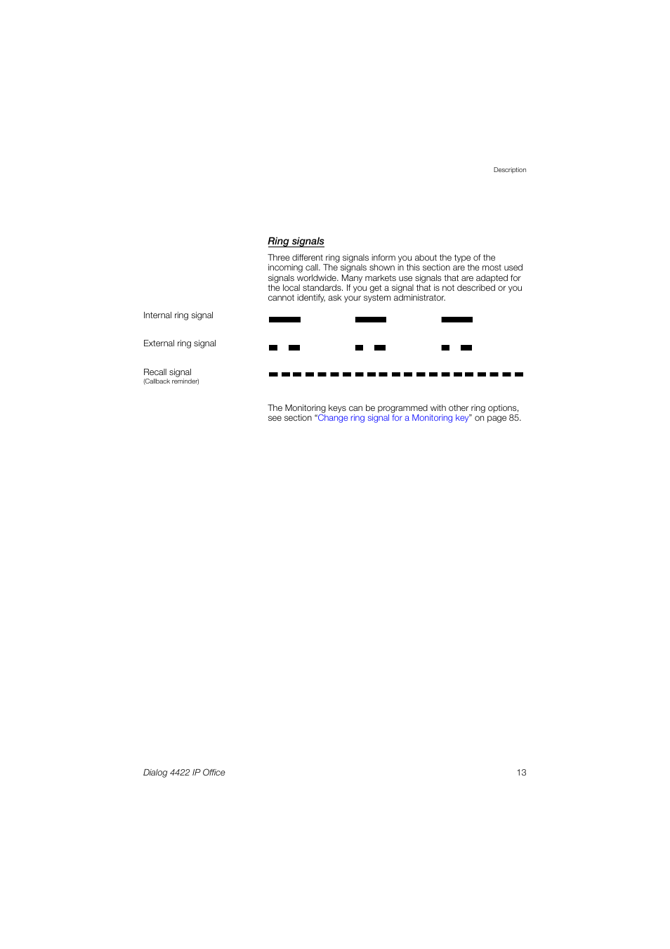 Ericsson DIALOG 4422 User Manual | Page 13 / 116