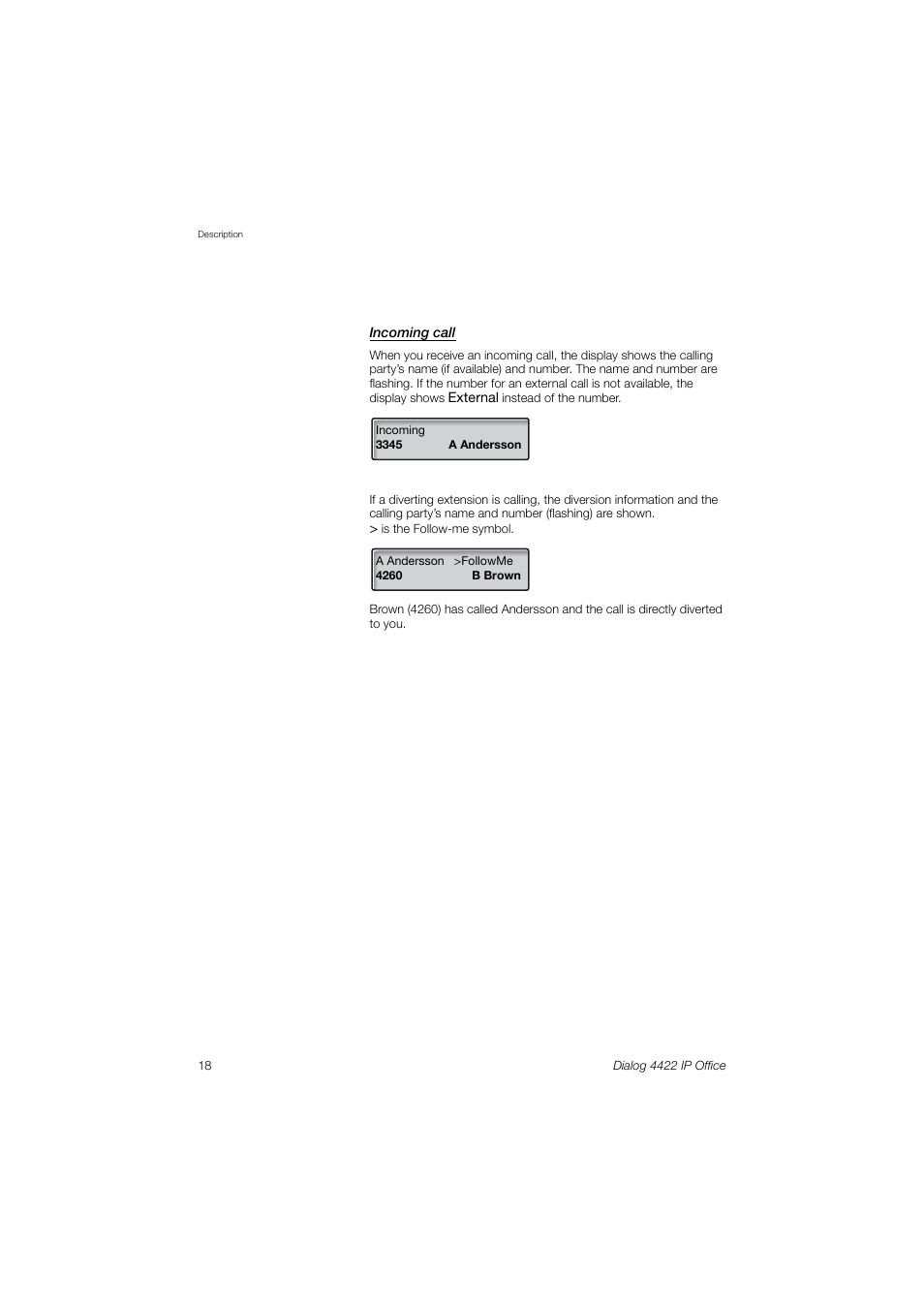 Ericsson DIALOG 4422 User Manual | Page 18 / 116