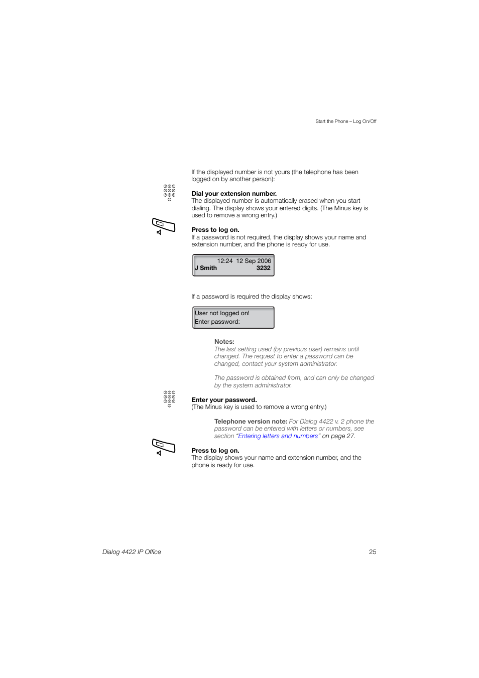 Ericsson DIALOG 4422 User Manual | Page 25 / 116