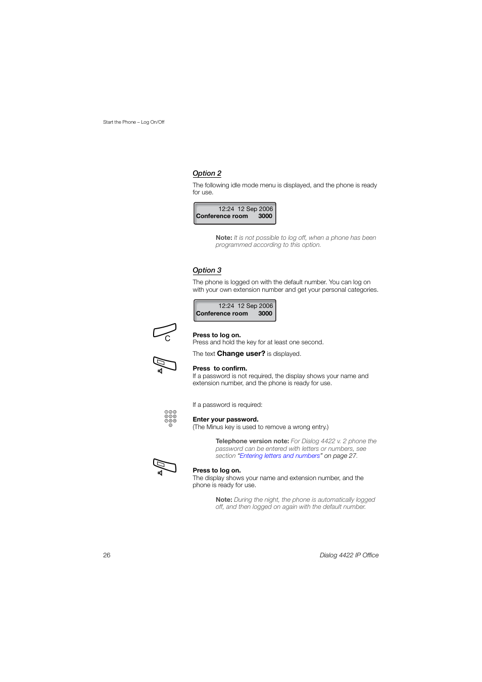 Ericsson DIALOG 4422 User Manual | Page 26 / 116