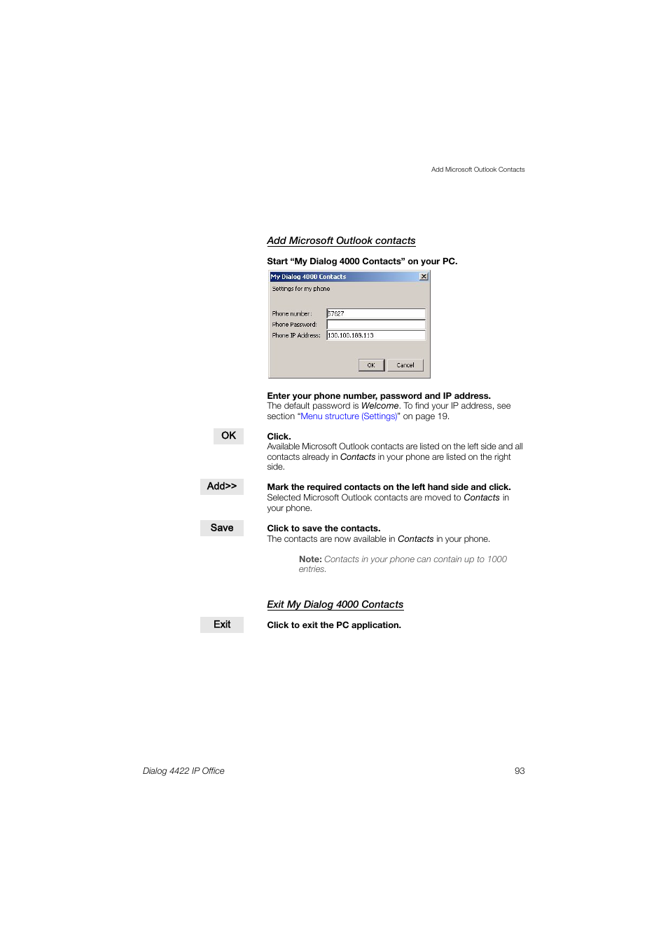 Ericsson DIALOG 4422 User Manual | Page 93 / 116