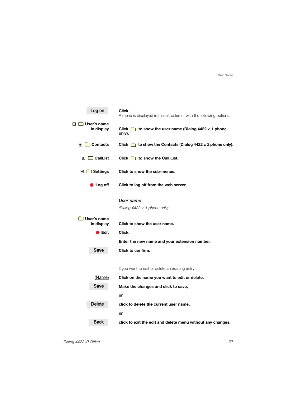 Ericsson DIALOG 4422 User Manual | Page 97 / 116