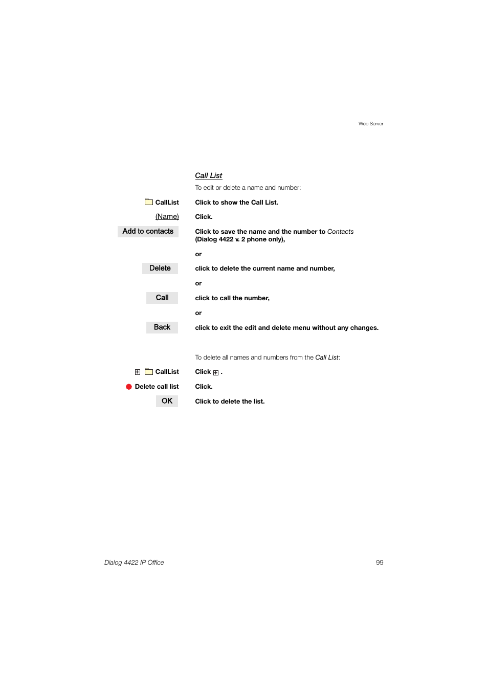 Ericsson DIALOG 4422 User Manual | Page 99 / 116