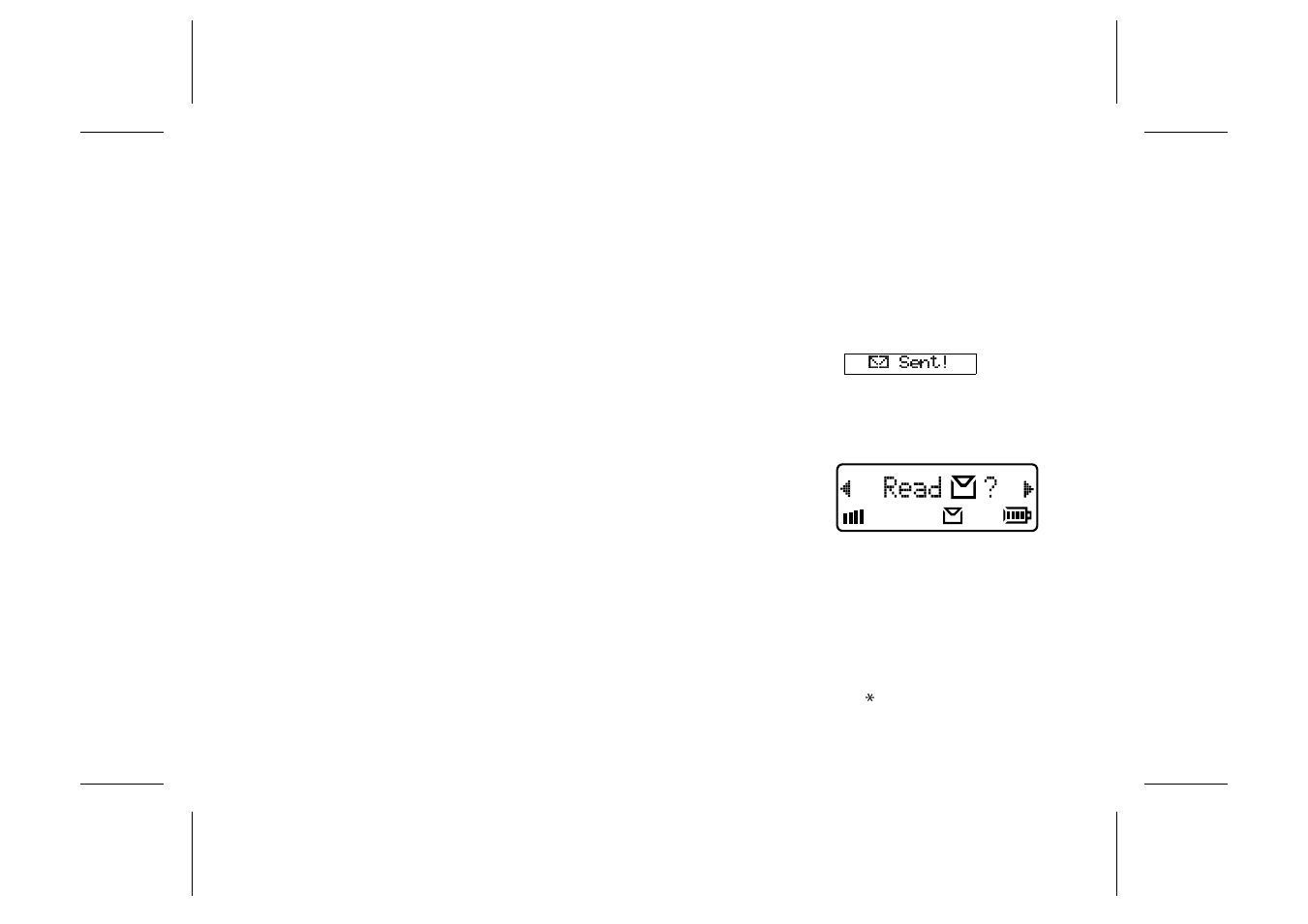 Sending and receiving text messages, About text messages, Checking subscription | Setting service center address, Sending sms, Receiving a message | Ericsson GA628 User Manual | Page 24 / 31