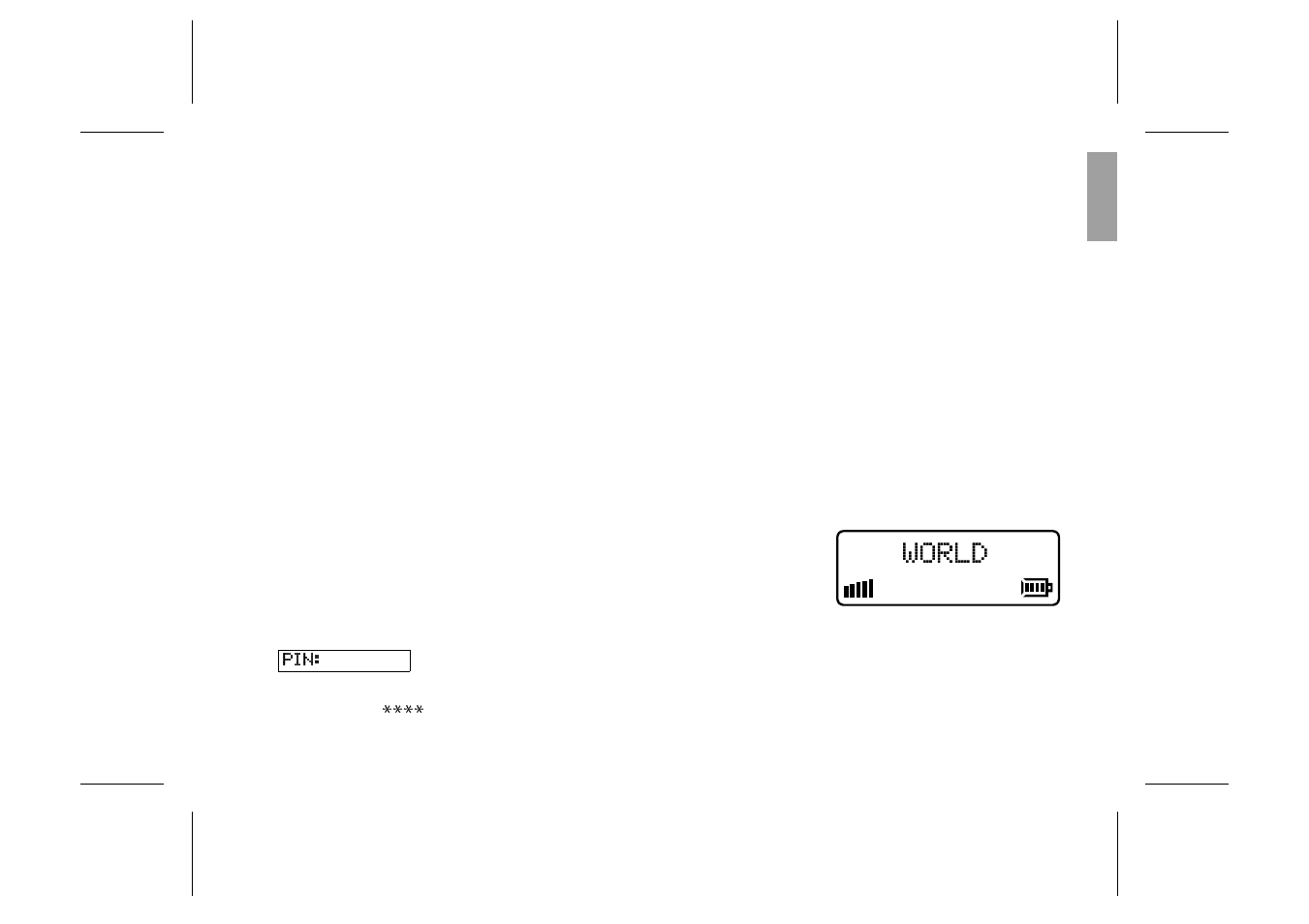 Turning on the phone and general information, Connecting charger to mains, About the charging function | About the battery and the sim card, Turning on the phone | Ericsson GA628 User Manual | Page 9 / 31