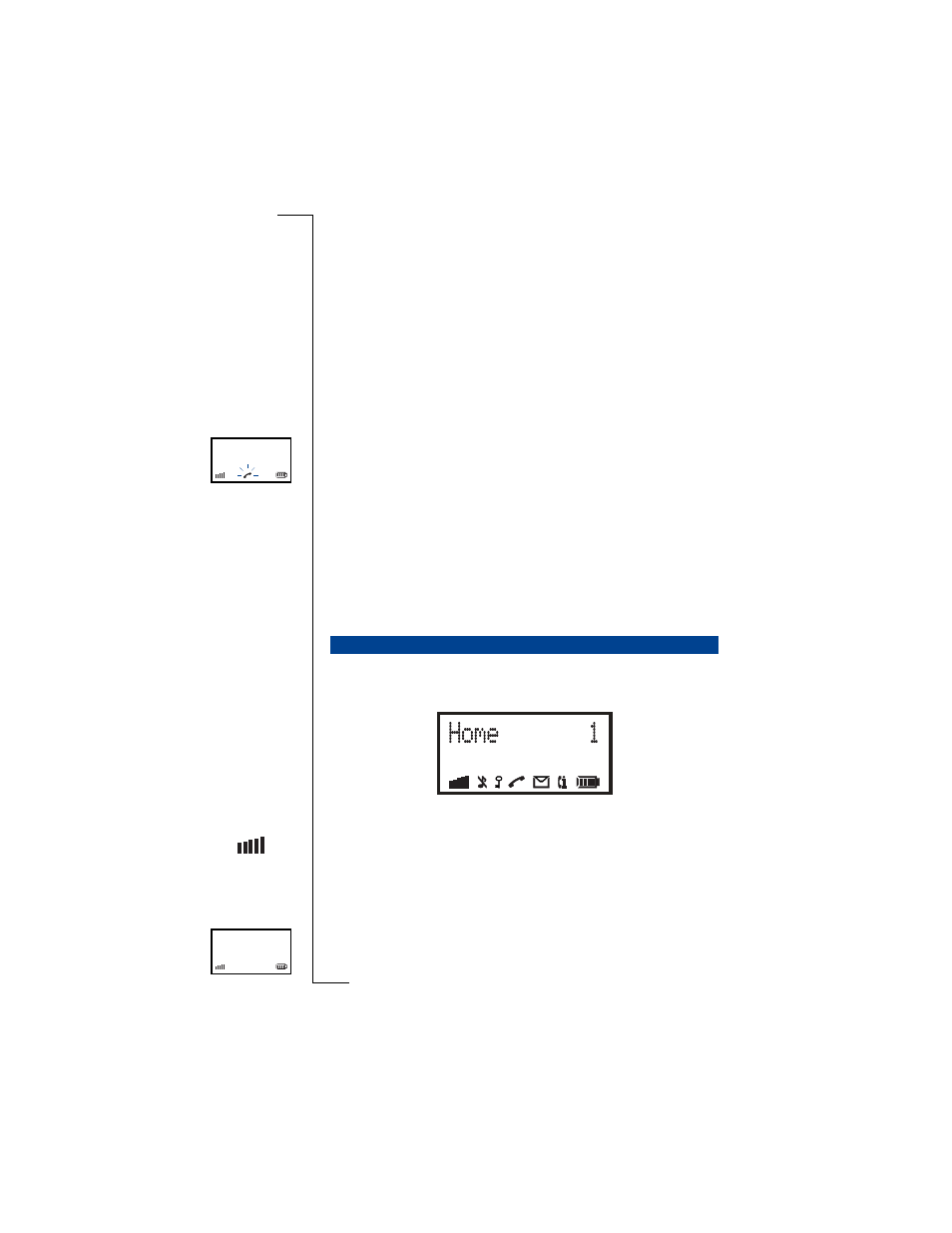 Receiving a call, Switching off, Information on display | Signal strength, Base station name | Ericsson 230 User Manual | Page 19 / 107