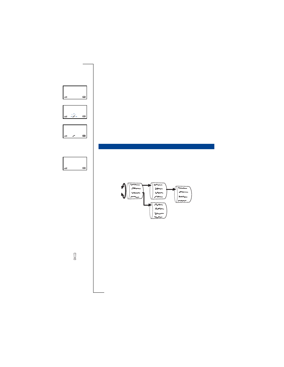 Extension number, Call information, Call costs or duration | Using the menus, D “using the menus” on | Ericsson 230 User Manual | Page 20 / 107