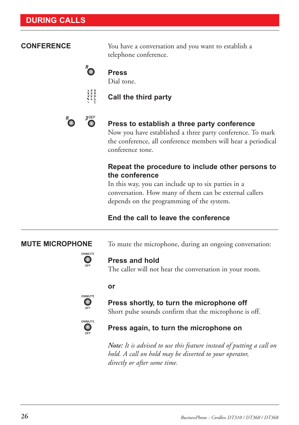 Ericsson DT368 User Manual | Page 26 / 84