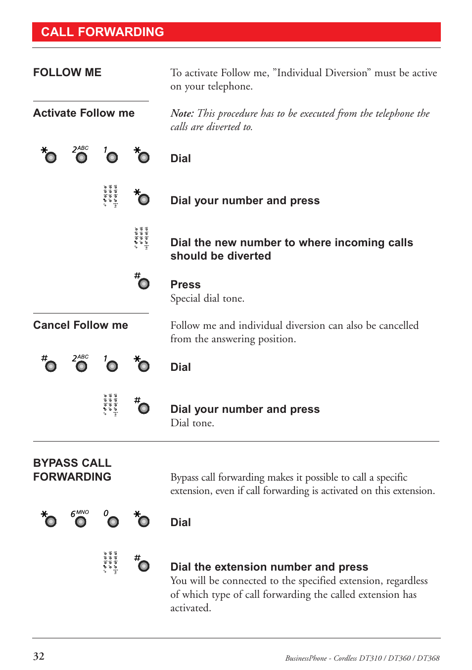 Ericsson DT368 User Manual | Page 32 / 84