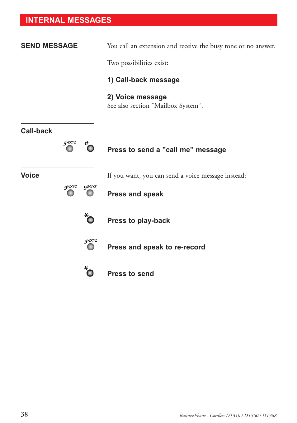 Ericsson DT368 User Manual | Page 38 / 84