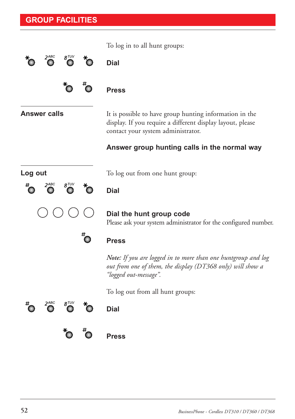 Ericsson DT368 User Manual | Page 52 / 84