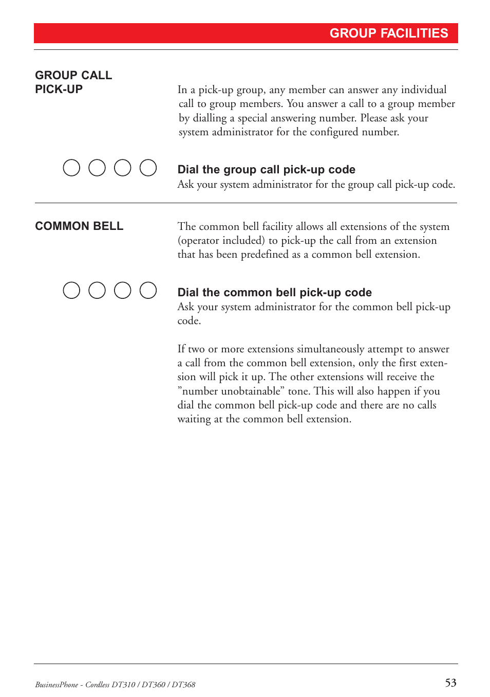 Ericsson DT368 User Manual | Page 53 / 84