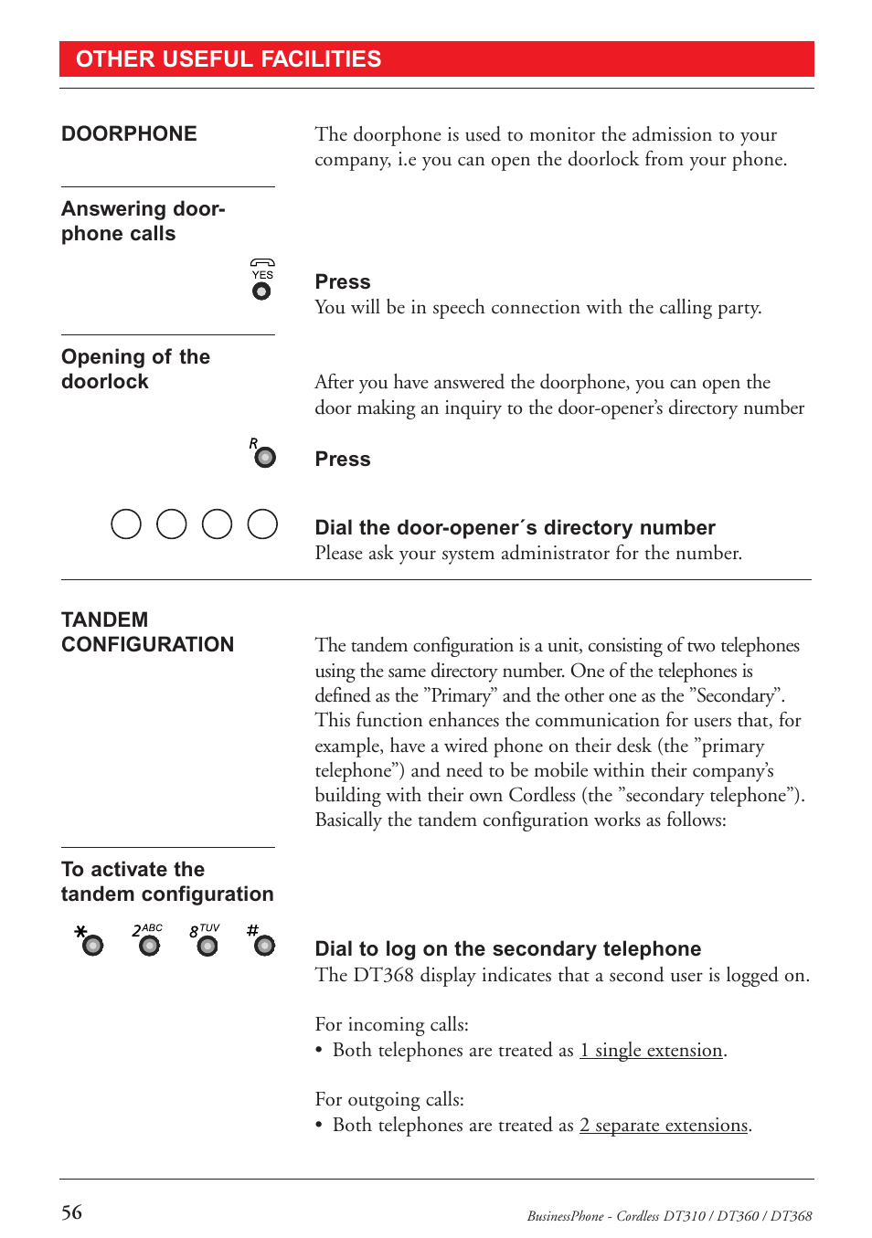 Ericsson DT368 User Manual | Page 56 / 84