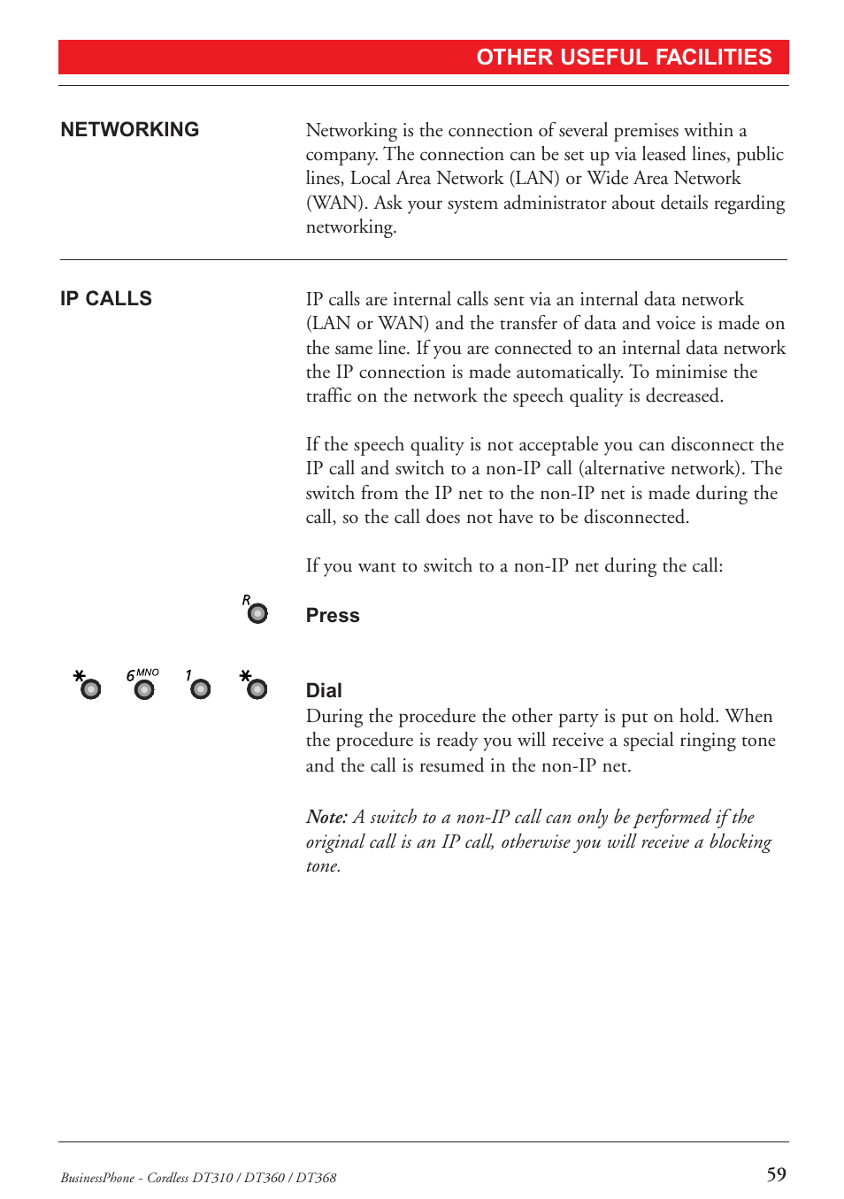 Ericsson DT368 User Manual | Page 59 / 84