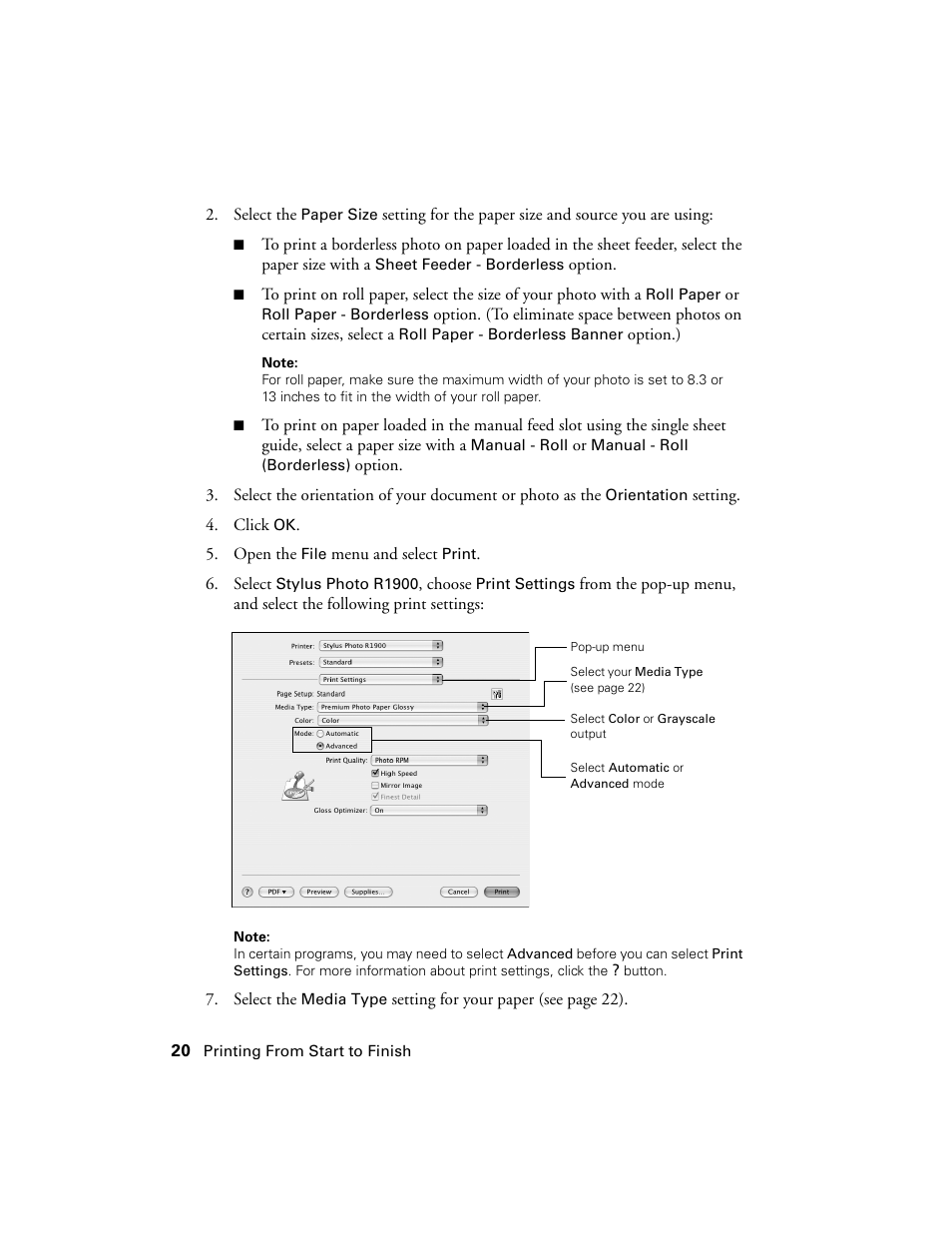 Ericsson PHOTO R1900 User Manual | Page 20 / 52