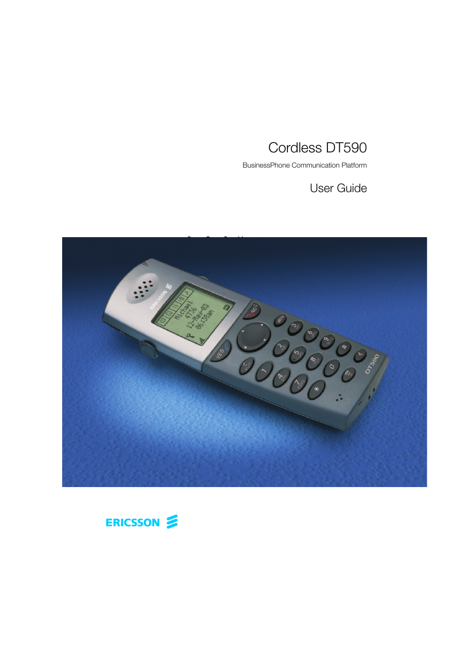 Ericsson DT590 User Manual | 144 pages