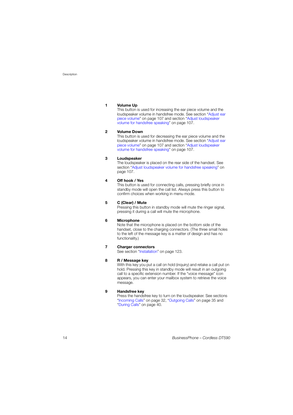 Ericsson DT590 User Manual | Page 14 / 144