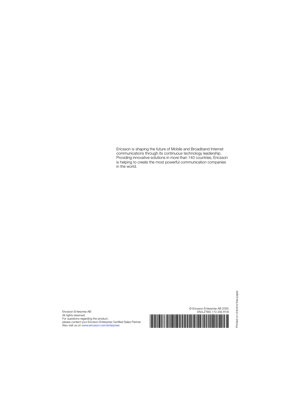 Ericsson DT590 User Manual | Page 144 / 144