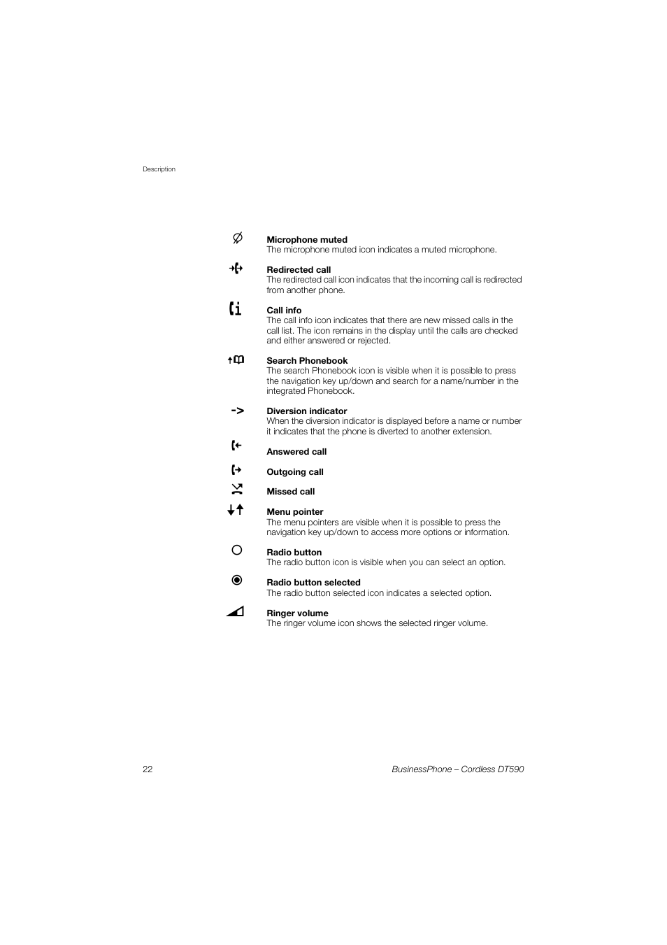 Ericsson DT590 User Manual | Page 22 / 144