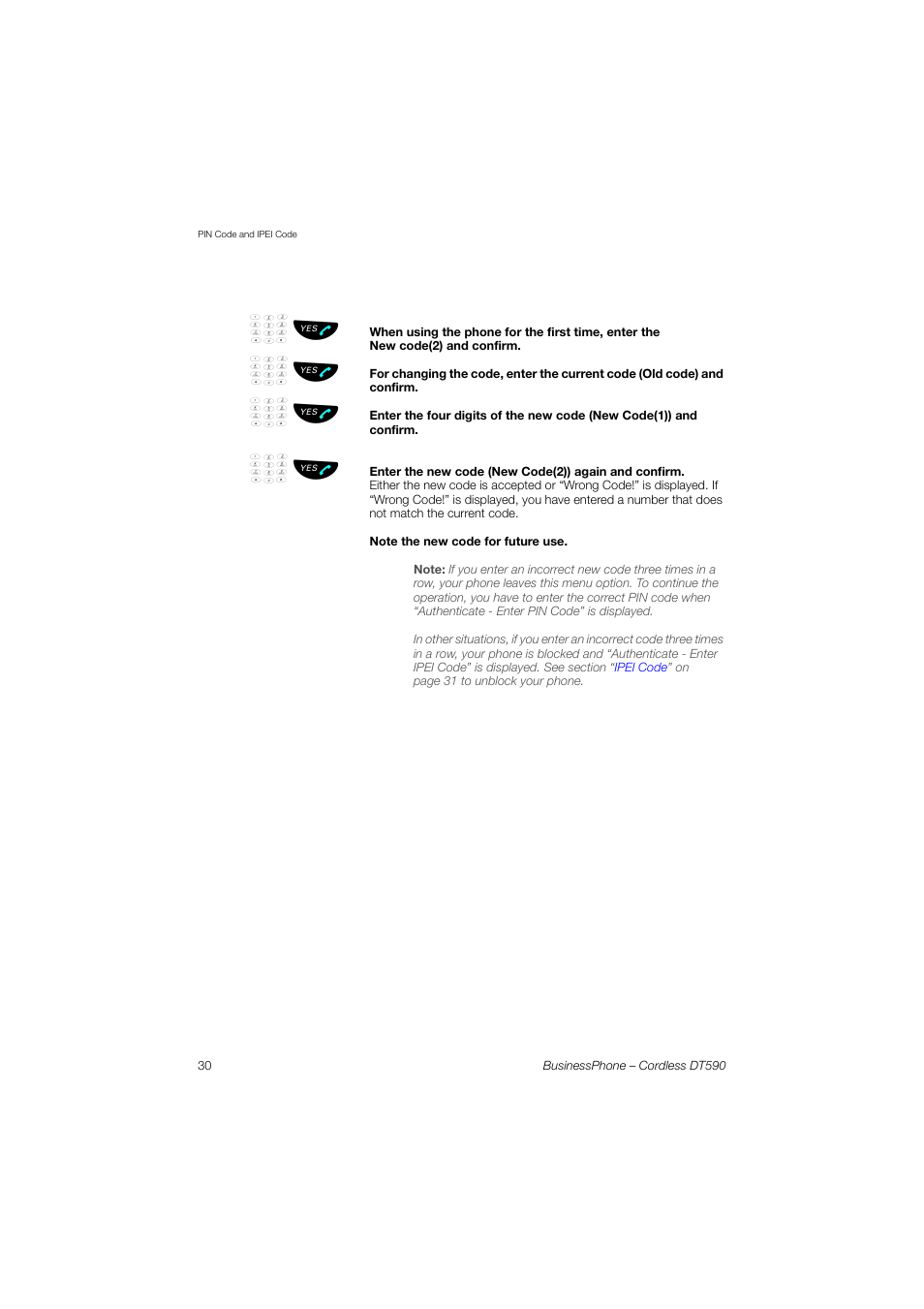 Ericsson DT590 User Manual | Page 30 / 144