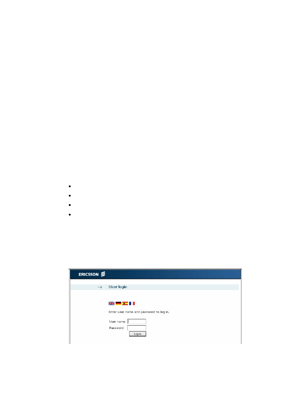 2 configuration and management, 1 access and login to the web user interface, 2configuration and management | Ericsson W21 User Manual | Page 10 / 84