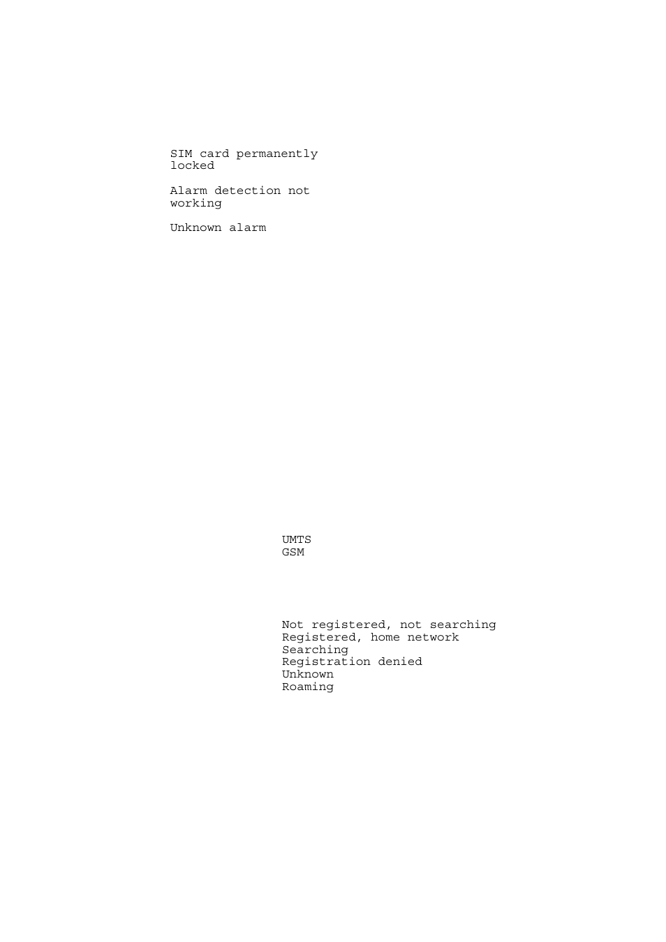 3 network information | Ericsson WCDMA/HSDPA User Manual | Page 14 / 68