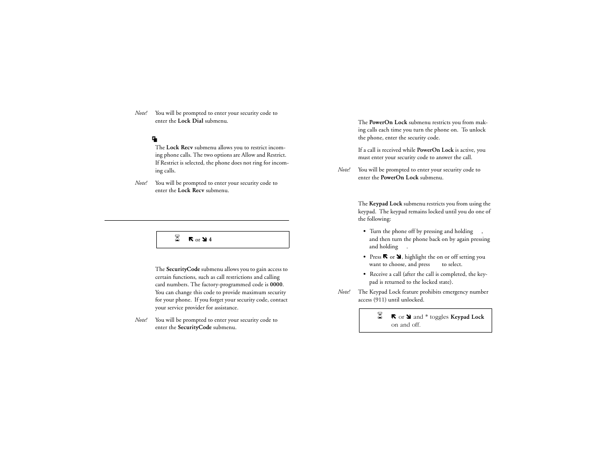 Settings menu, Not for commercial use – ericsson inc | Ericsson T18d User Manual | Page 42 / 79
