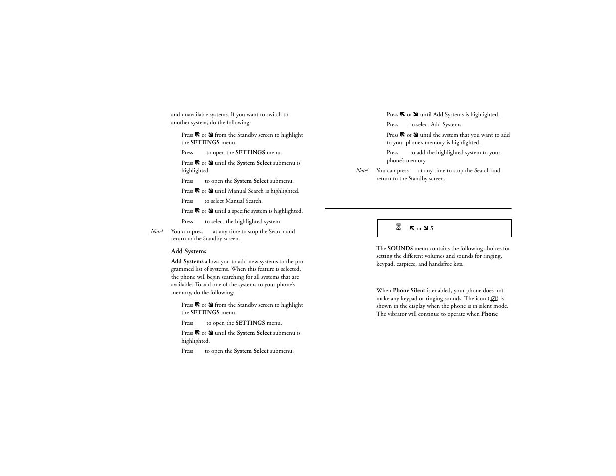 Sounds menu, Not for commercial use – ericsson inc | Ericsson T18d User Manual | Page 45 / 79
