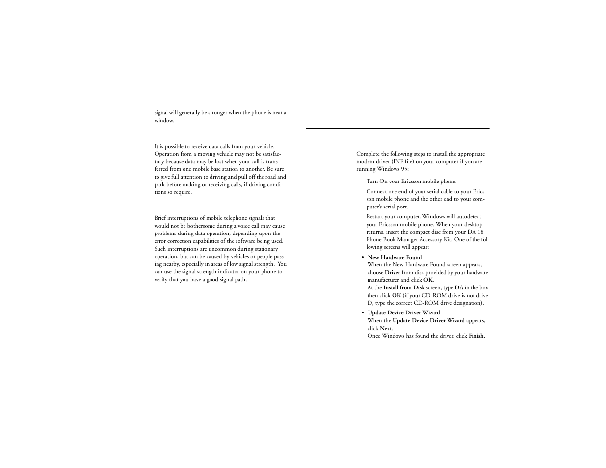 Not for commercial use – ericsson inc | Ericsson T18d User Manual | Page 66 / 79