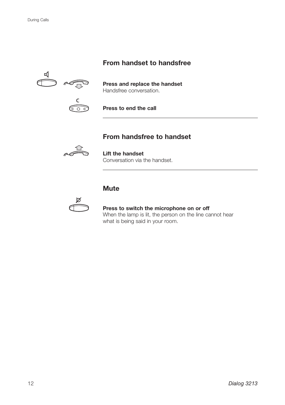 Ericsson Dialog 3213 User Manual | Page 12 / 92