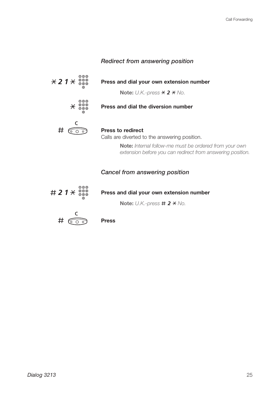 Ericsson Dialog 3213 User Manual | Page 25 / 92