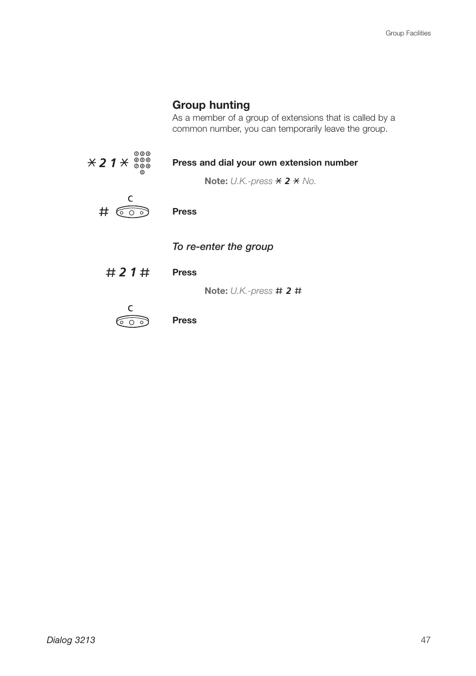 Ericsson Dialog 3213 User Manual | Page 47 / 92