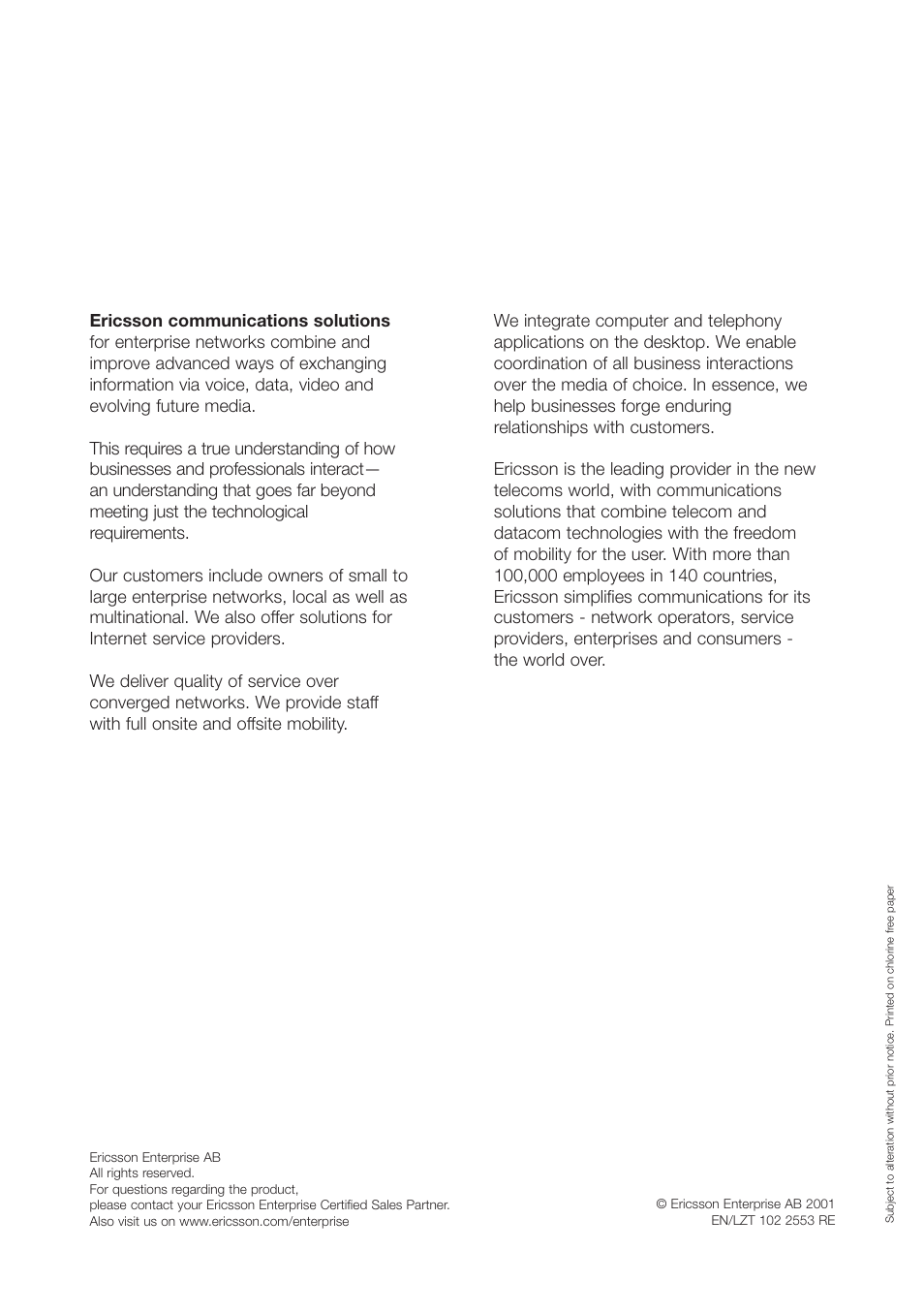 Ericsson Dialog 3213 User Manual | Page 92 / 92
