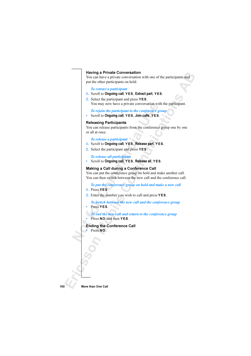 Ericsson R520 User Manual | Page 100 / 152