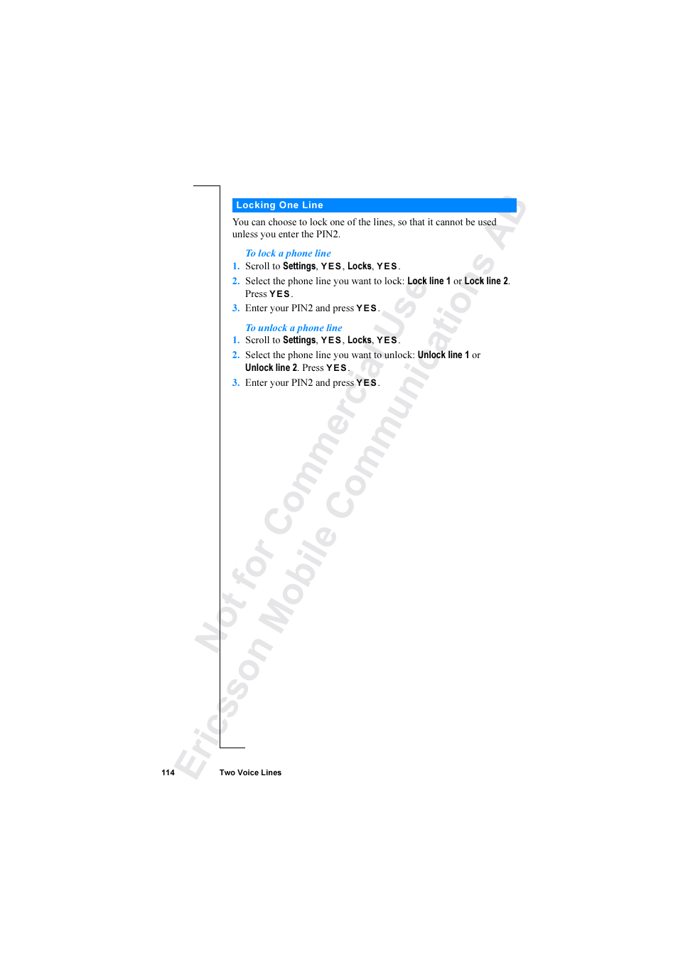 Ericsson R520 User Manual | Page 114 / 152