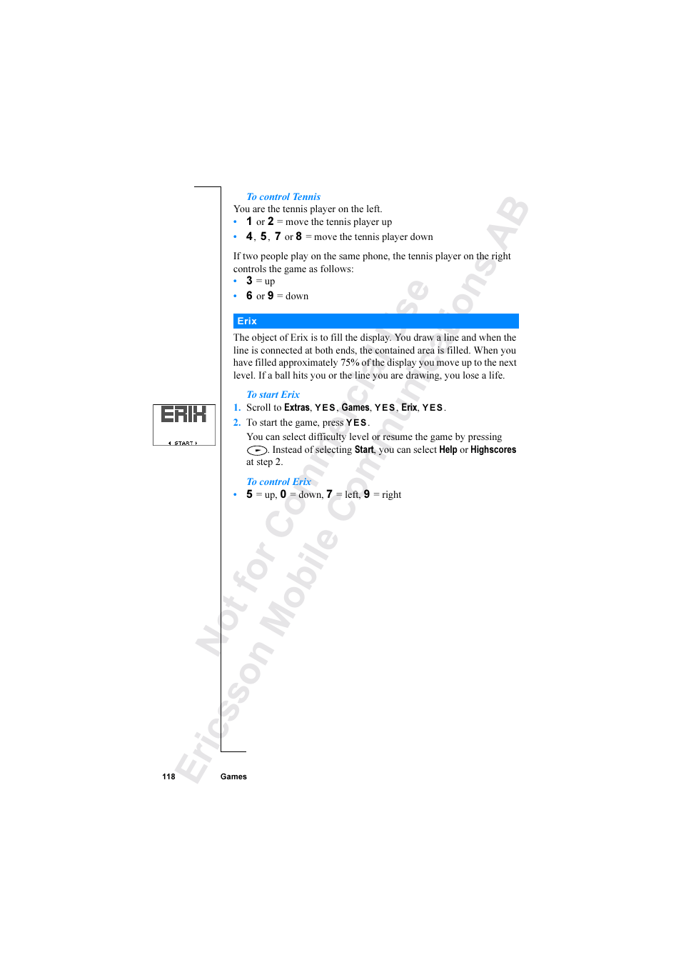 Ericsson R520 User Manual | Page 118 / 152