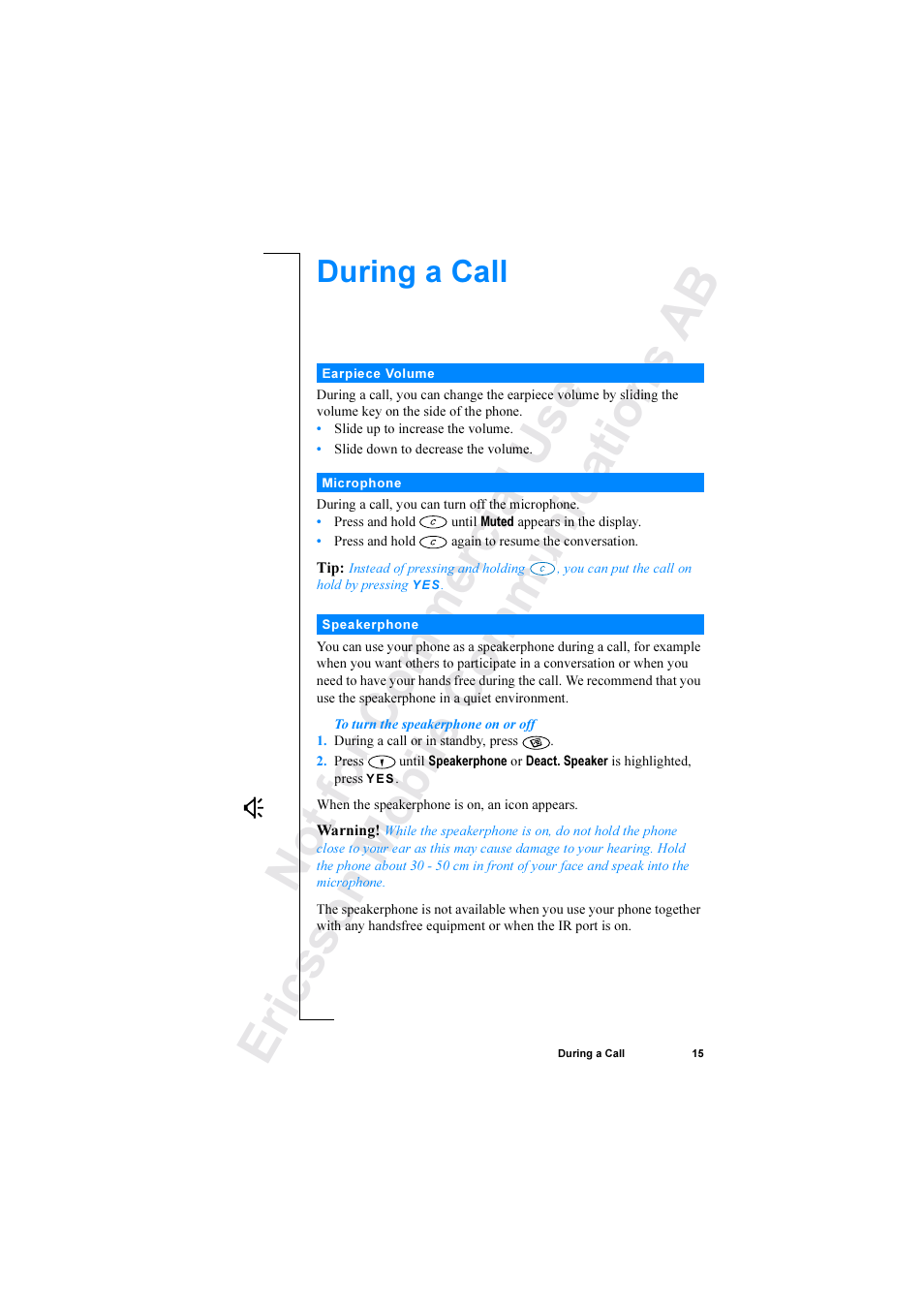 Ericsson R520 User Manual | Page 15 / 152