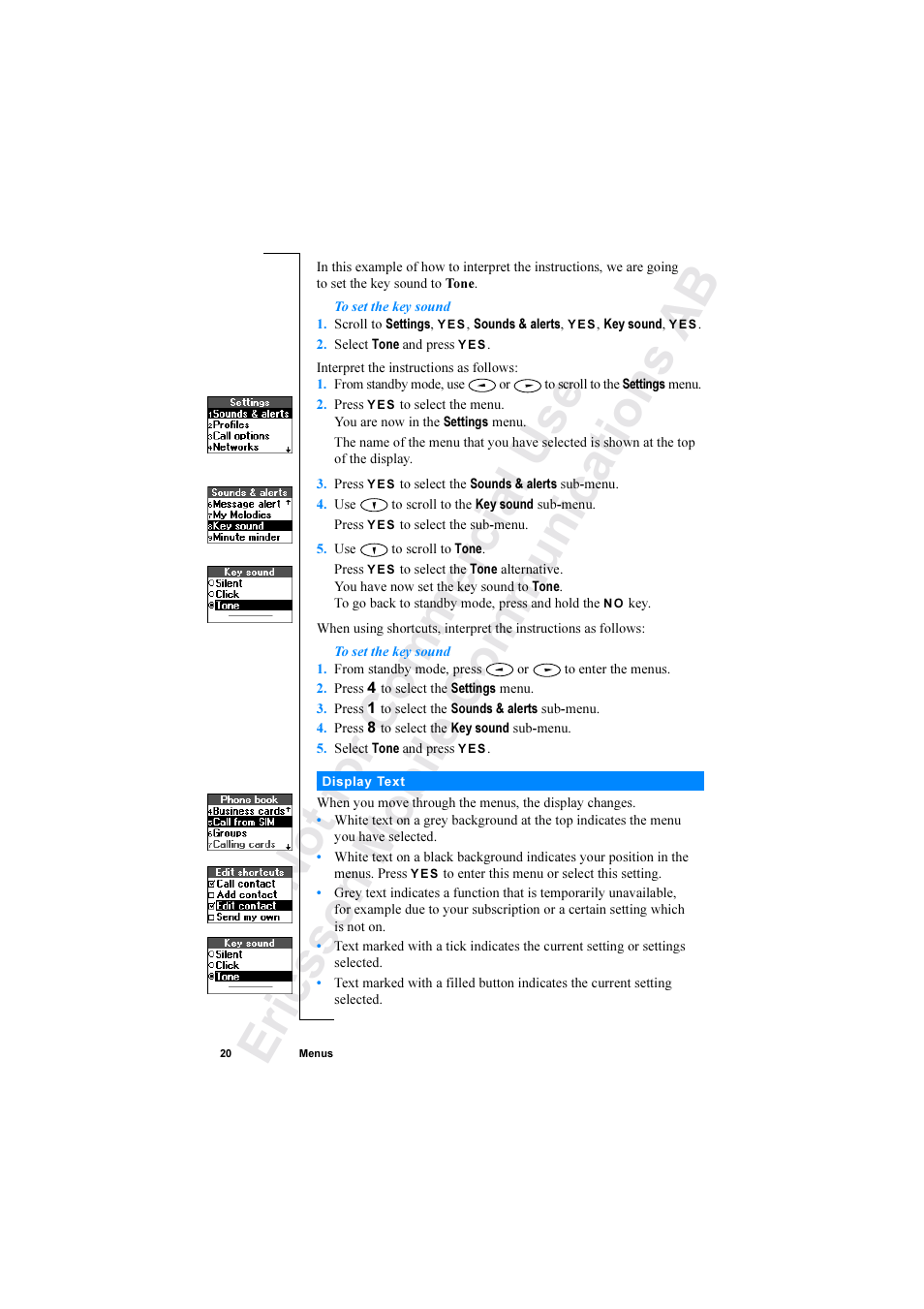 Ericsson R520 User Manual | Page 20 / 152