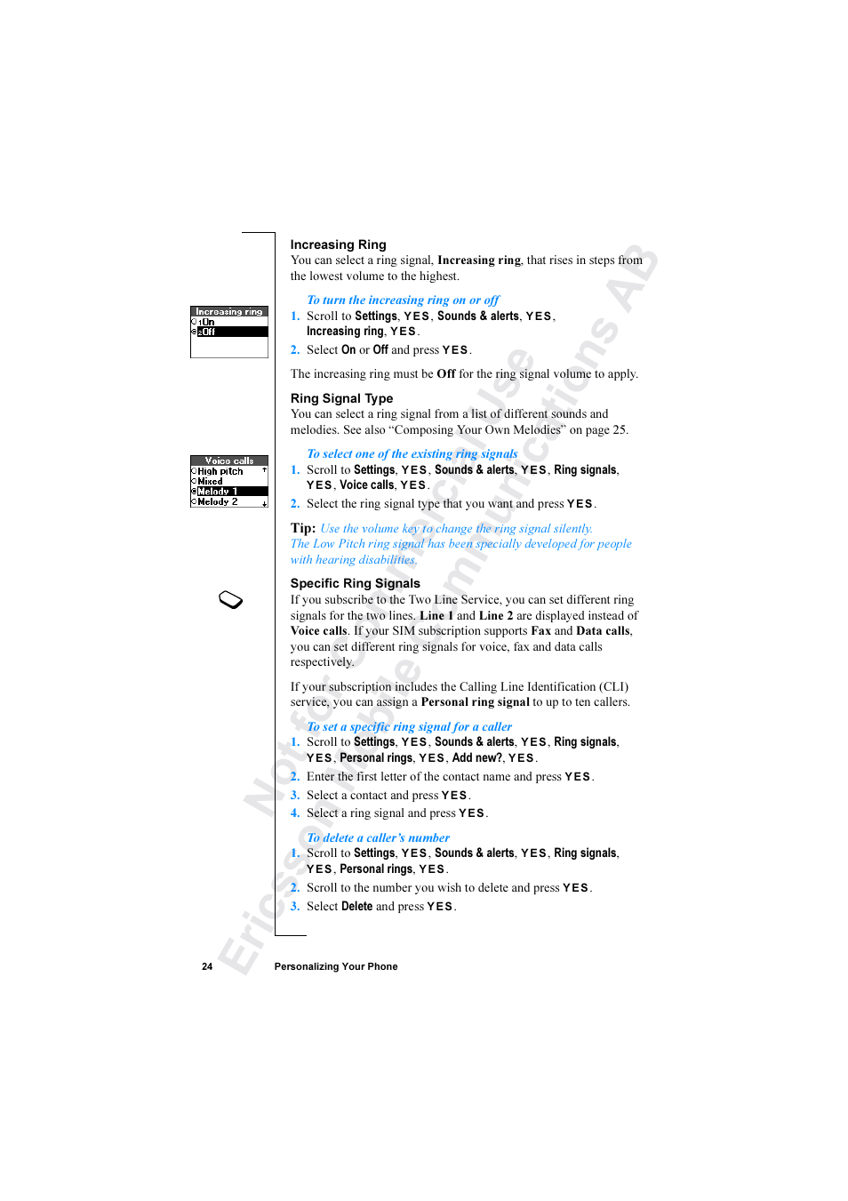 Ericsson R520 User Manual | Page 24 / 152