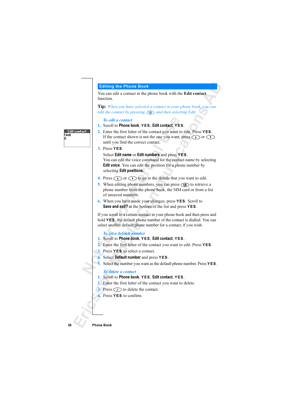 Ericsson R520 User Manual | Page 38 / 152