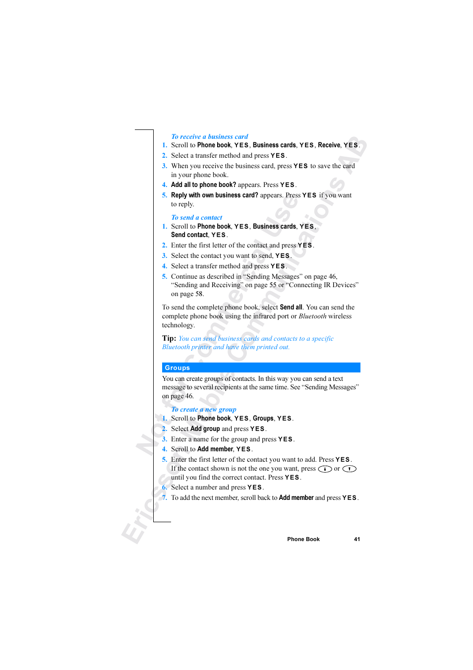 Ericsson R520 User Manual | Page 41 / 152