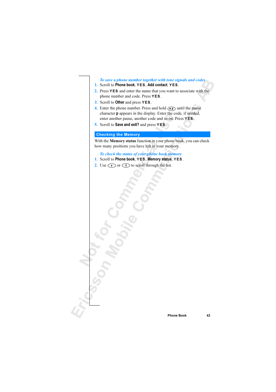 Ericsson R520 User Manual | Page 43 / 152