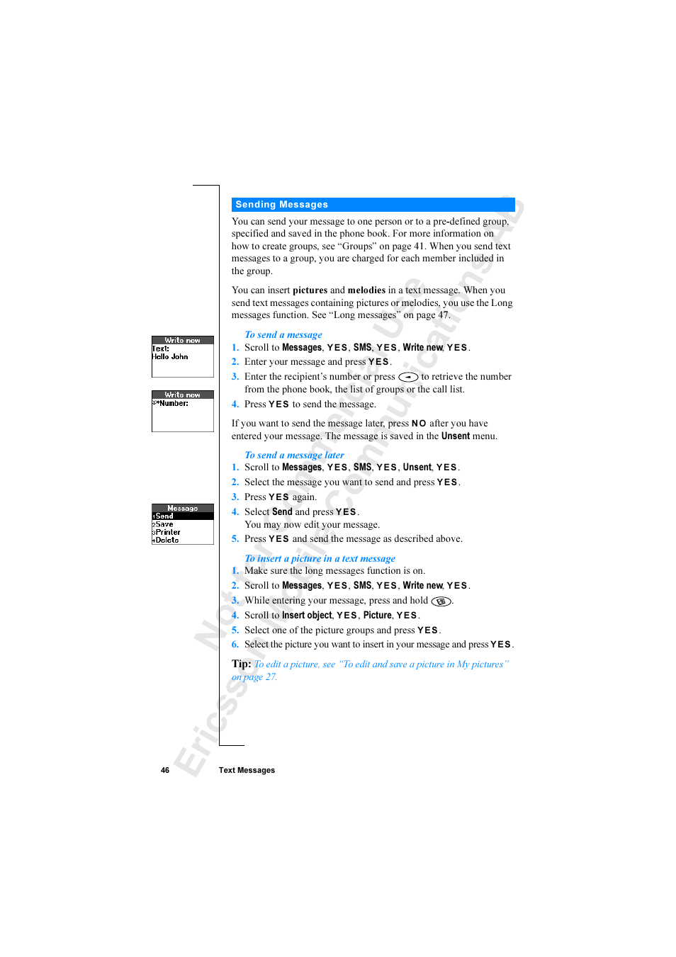 Ericsson R520 User Manual | Page 46 / 152