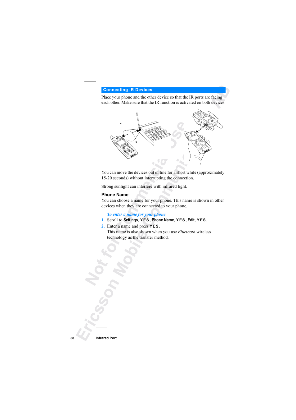 Ericsson R520 User Manual | Page 58 / 152