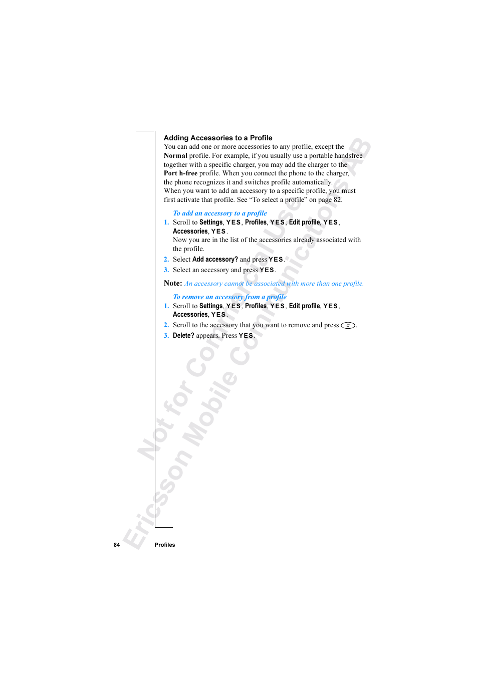 Ericsson R520 User Manual | Page 84 / 152