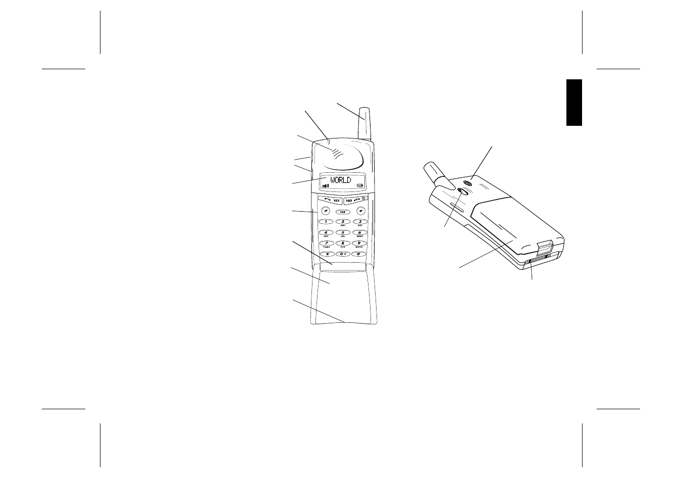 Learning about your phone | Ericsson GF768 User Manual | Page 11 / 35