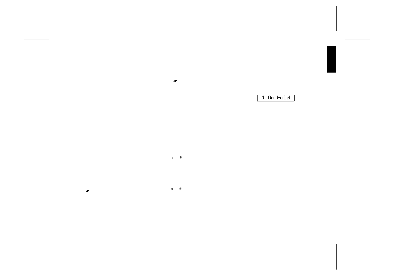 Putting a call on hold, About calling line identification (cli), Handling two calls | Ericsson GF768 User Manual | Page 13 / 35